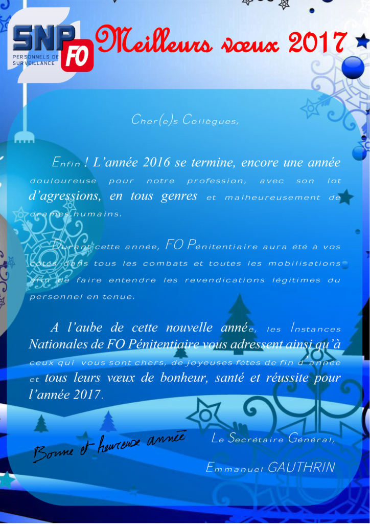 Carte de voeux 2017
