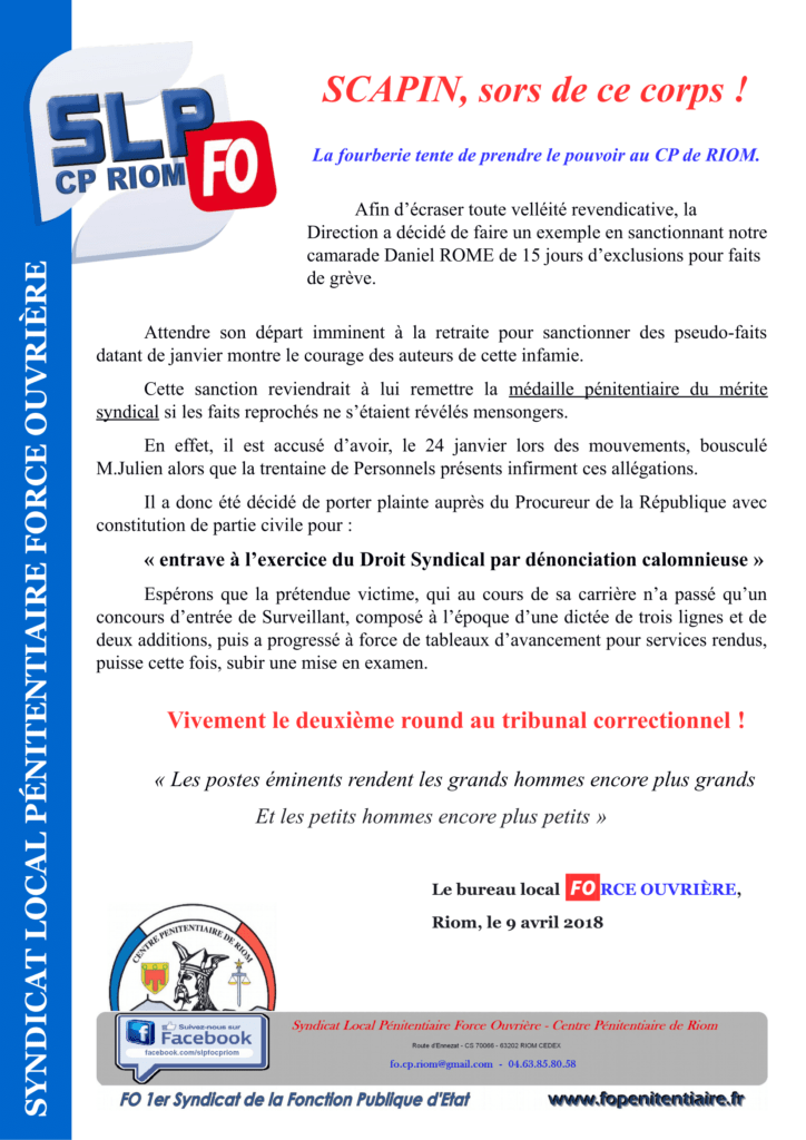 Tract SCAPIN-1