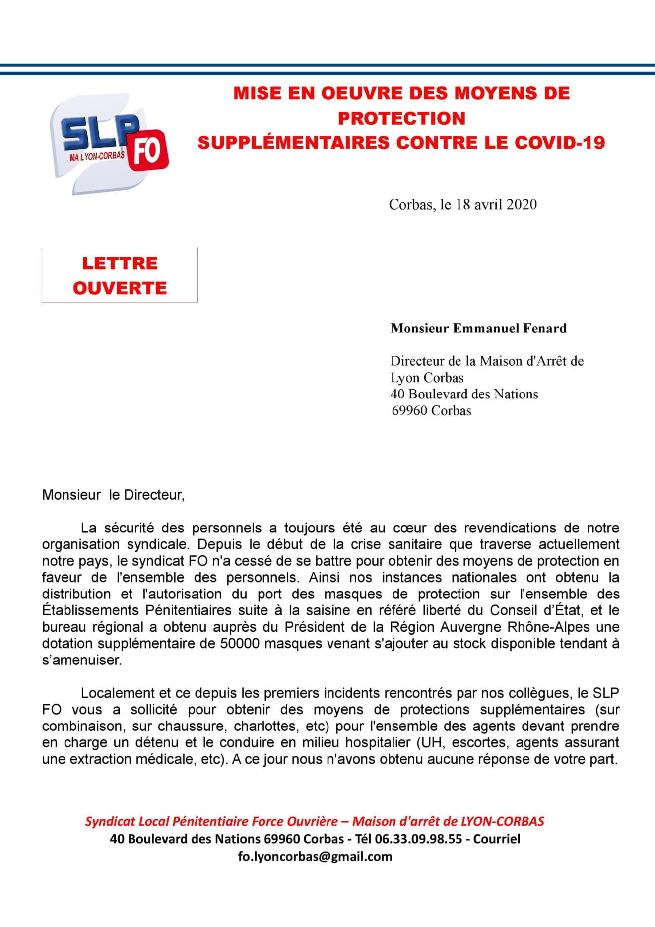 lettre resiliation carte csf