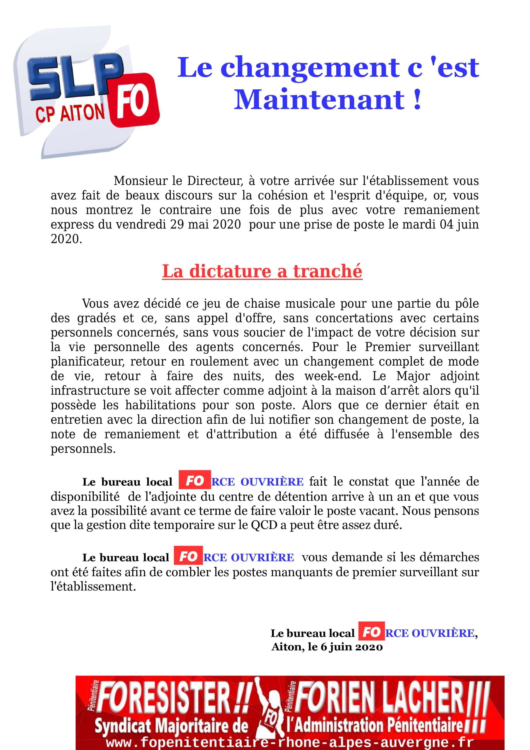 Prison de Valence : Un Week-End au Centre Pénitentiaire ! – FO Justice –  Lyon